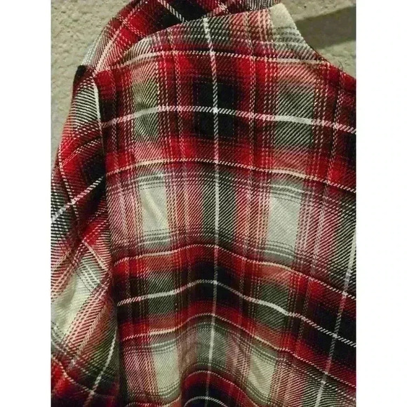 Jane And Delancey Women's 1X Red Plaid Balloon Sleeve Blouse Multicolor - Picture 11 of 11